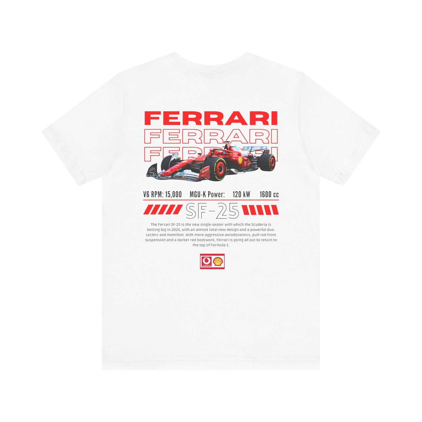 Camiseta De Ferrari SF-25