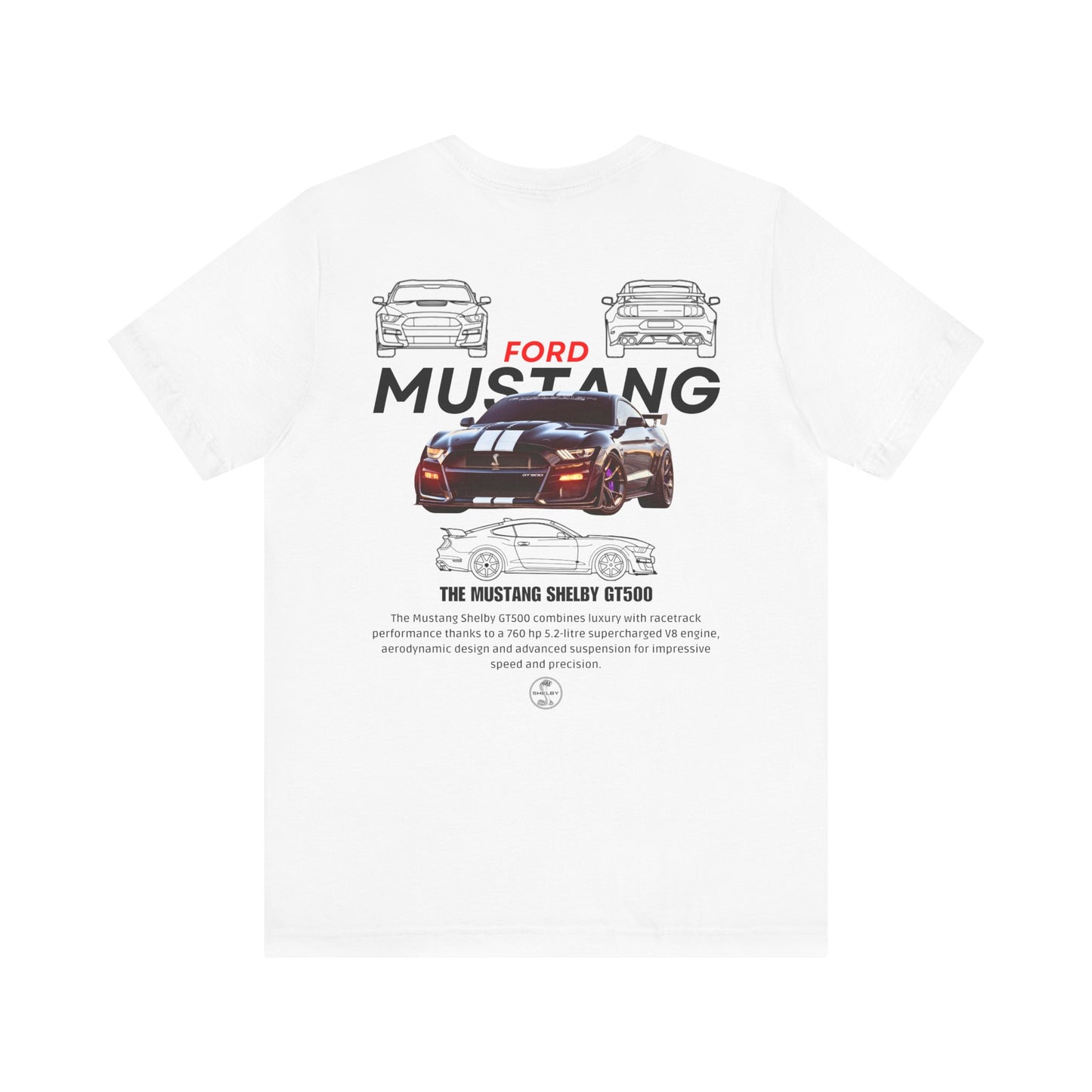 Camiseta De Ford GT500 Shelby