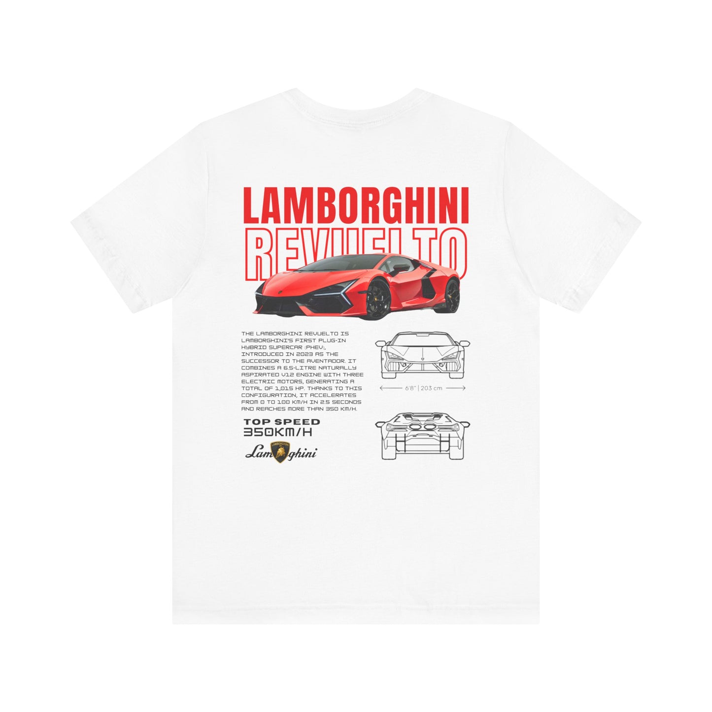 Camiseta De Lamborghini Revuelto