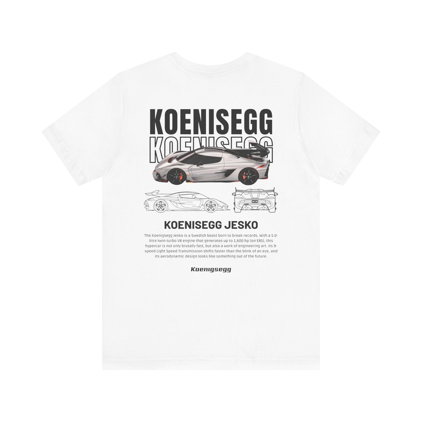 Camiseta de Koenigsegg Jesko